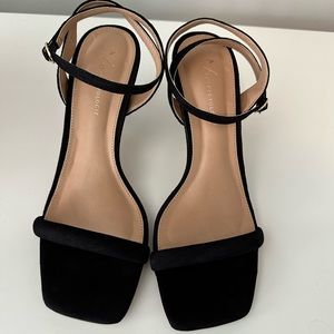 Anthropologie black heels